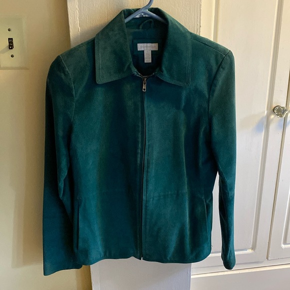 Teal Suede jacket - Picture 2 of 10